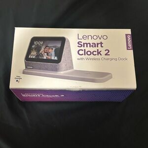 Lenovo Smart Clock 2 with Wireless Charging Dock